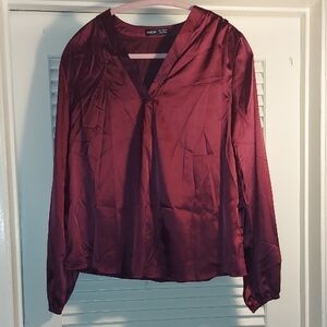 SHEIN Burgundy Blouse. All Offers Accepted